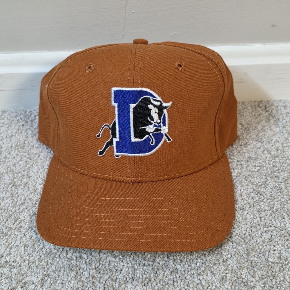 Vtg Durham Bulls Hat New Era Pro Model Logo USA Snap Back MiLB Baseball Ball Cap